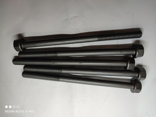 Grupo do parafuso da cabeça de cilindro do motor   12*130mm 6D107 para as peças de Cummins Engine